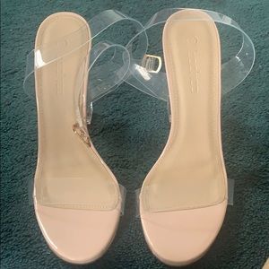 Clear Nude Heels